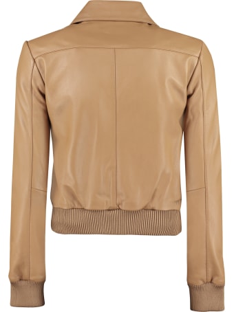 Pinko Ridge Leather Jacket