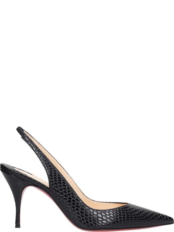 Christian Louboutin Claresing 80 Pumps In Black Leather