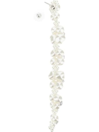 Simone Rocha Cluster Drip Pearl Crystal Earrings