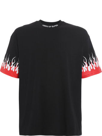 Vision of Super Tshirt Double Flames