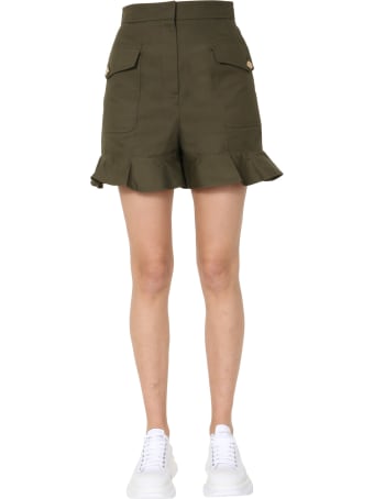 Alexander McQueen Short With Ruches
