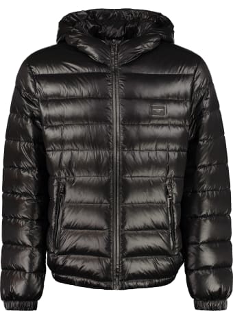 Dolce & Gabbana Hooded Short Down Jacket