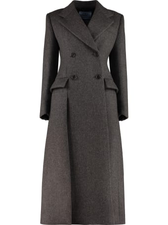 Prada Double-breasted Wool Coat