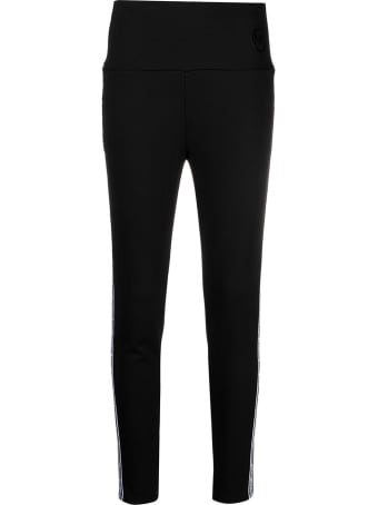 MICHAEL Michael Kors Black Pants With Side Logo Band