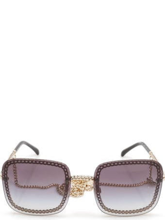 Chanel Chanel Ch4244 Pale Gold Sunglasses