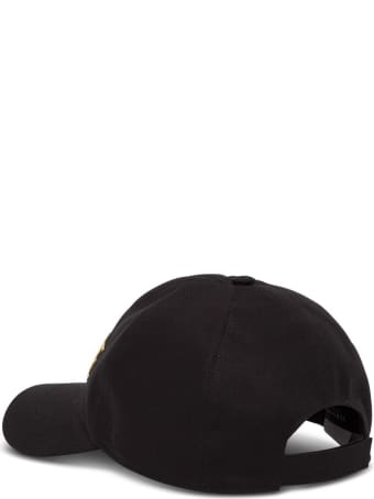 Versace Cotton Cap With Logo