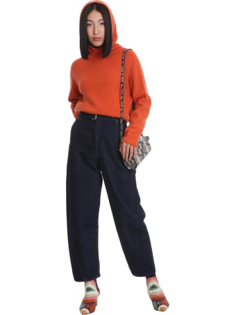 La Ploubel Knitwear In Orange Cashmere