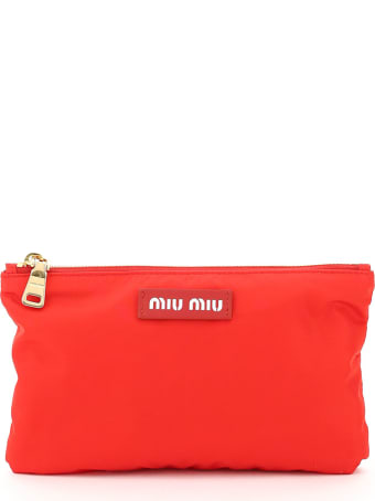 Miu Miu Foldable Nylon Tote Bag