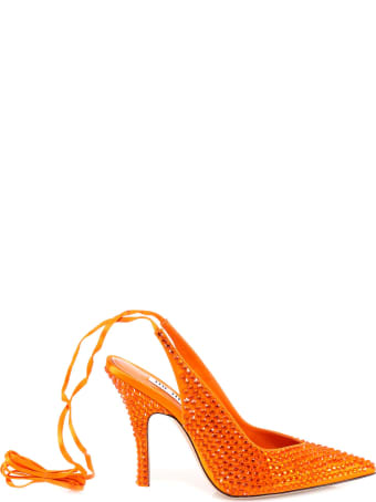 The Attico Crystal-embellished Pumps