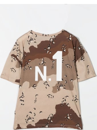 Douuod Camouflage Print T-shirt