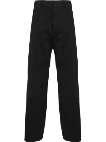 N.21 Black Cotton-blend Trousers