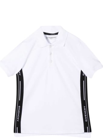 Givenchy Newborn White Polo Shirt