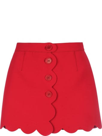 RED Valentino Bicolor Tech Short