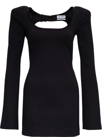 The Attico Liz Mini Dress With Trumpet Sleeves