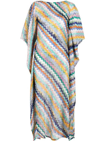 Missoni Multicolor Zig-zag Long Dress