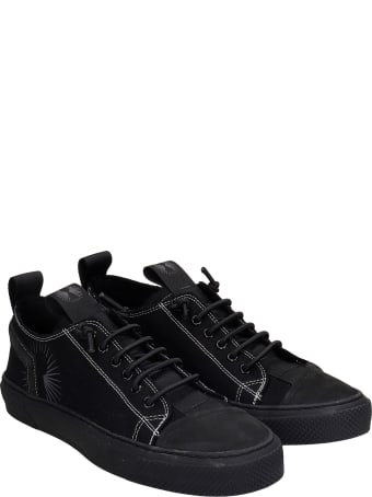 Bruno Bordese Cecca Sneakers In Black Canvas