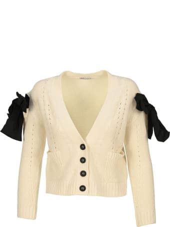 RED Valentino Bow Detail Cardigan