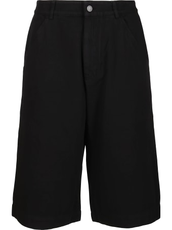 Kenzo Black Cotton Shorts