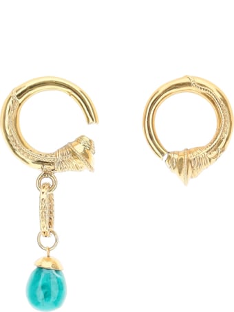 Patou Mismatching Hoop Earrings