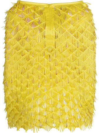 Paskal Laser Cut Midi Skirt