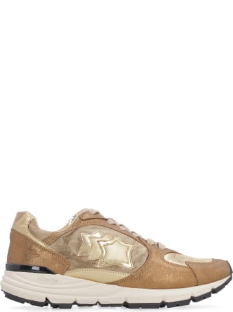 Atlantic Stars Mira Techno-fabric And Leather Sneakers