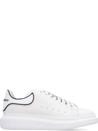 Alexander McQueen Larry Leather Low-top Sneakers