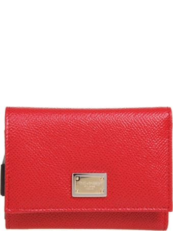 Dolce & Gabbana Leather Wallet With Dg Logo
