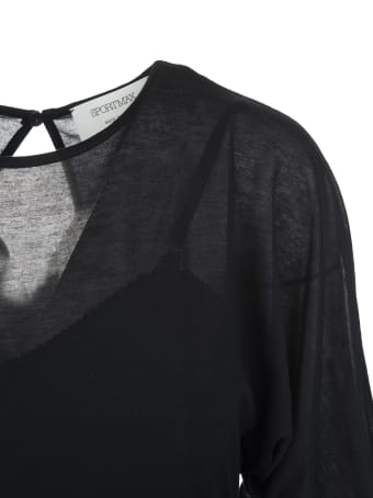 Max Mara Black Haway Midi Dress