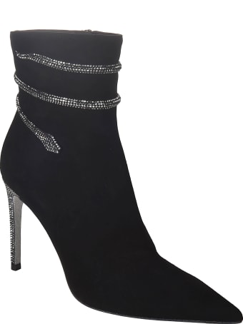 René Caovilla Crystal Embellished Boots