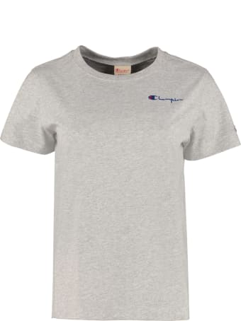 Champion Logo Detail Cotton T-shirt