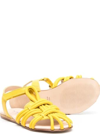 MiMiSol Sandals With Crossed Detail