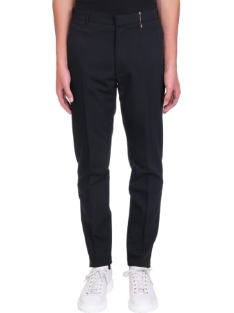 Rochas Romeo Pants In Black Wool