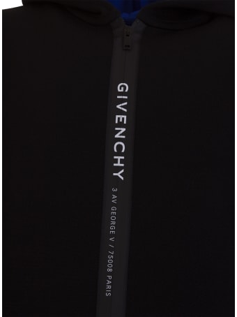 Givenchy Logo Zip Hooded Jacket