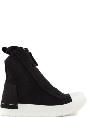 Cinzia Araia High-top Sneaker In Black Cotton
