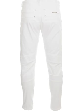 Les Hommes Cotton Twill Slim Fit Cargo Pants W/multi Zip