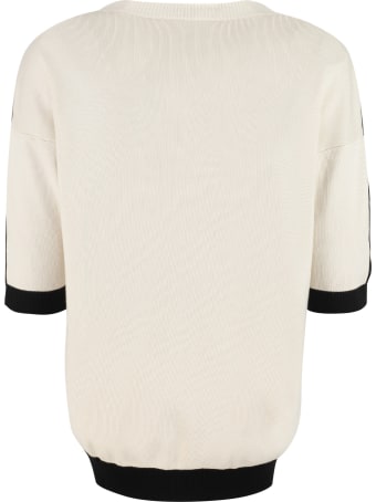 Elisabetta Franchi Fine Knit Crew-neck Pullover