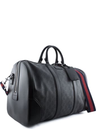 Gucci Gg Black Carry-on Duffle