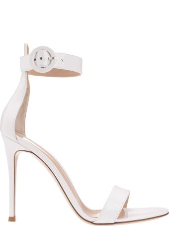 Gianvito Rossi White Portofino 105 Sandal