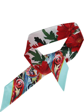 Dolce & Gabbana Multicolor Silk Scarf