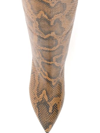 Paris Texas Python-print Boots
