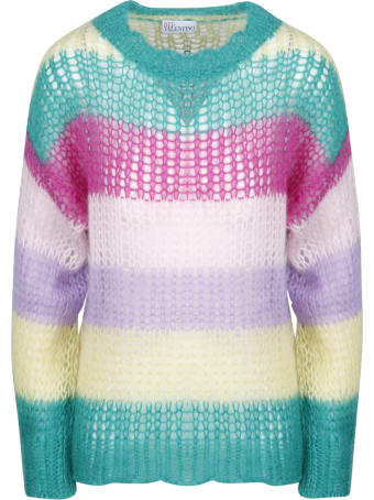 RED Valentino Multicolor Mohair Sweater