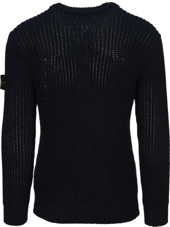 Stone Island Logo Patch Knit Jumper