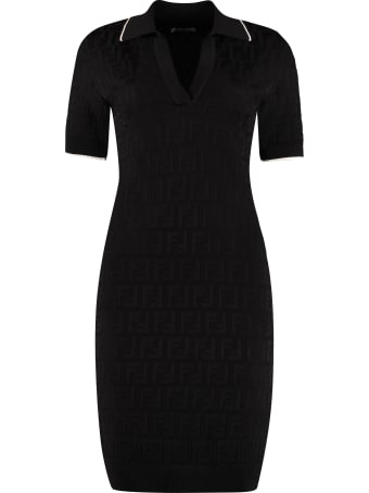 Fendi Knitted Sheath Dress