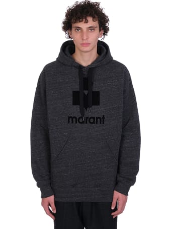 Isabel Marant Miley Sweatshirt In Grey Cotton