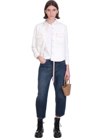 Levi's Barrel Jeans In Blue Denim