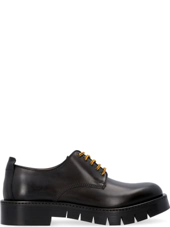 Salvatore Ferragamo Rudy Leather Lace-up Shoes