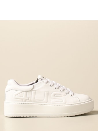 Paciotti 4US Sneakers Paciotti 4us Sneakers In Leather With Embossed Logo
