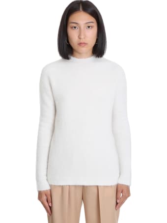 Jil Sander Knitwear In White Wool