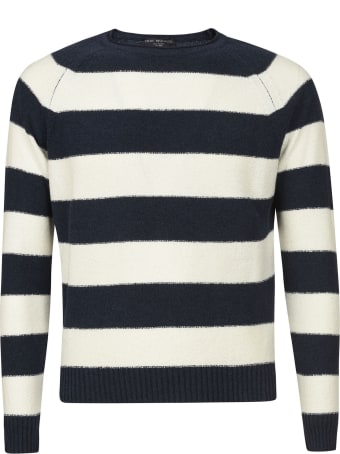 Eddy Monetti Stripe Print Sweatshirt