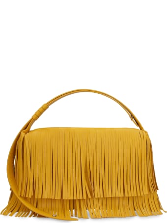 Simon Miller Puffin Fringed Vegan Leather Bag